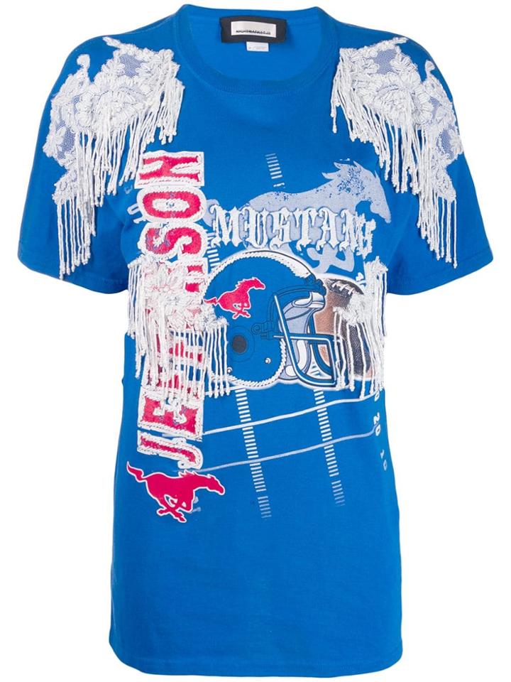 Night Market Printed T-shirt - Blue