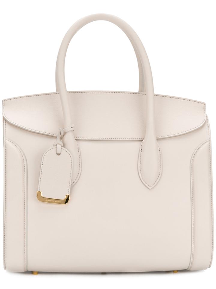 Alexander Mcqueen Heroine Tote - Nude & Neutrals