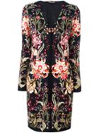 Roberto Cavalli 'galaxy Garden' Dress, Women's, Size: 42, Black, Viscose/spandex/elastane