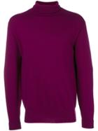 N.peal Cashmere Turtle Neck - Pink & Purple