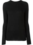 Haider Ackermann Round Neck Jumper, Women's, Size: Medium, Black, Nylon/rayon/angora/virgin Wool