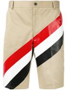 Thom Browne - Striped Shorts - Men - Cotton - 4, Nude/neutrals, Cotton