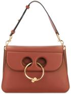 Jw Anderson Ring Detail Shoulder Bag - Brown