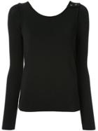 Muller Of Yoshiokubo Rib Top Sweater - Black