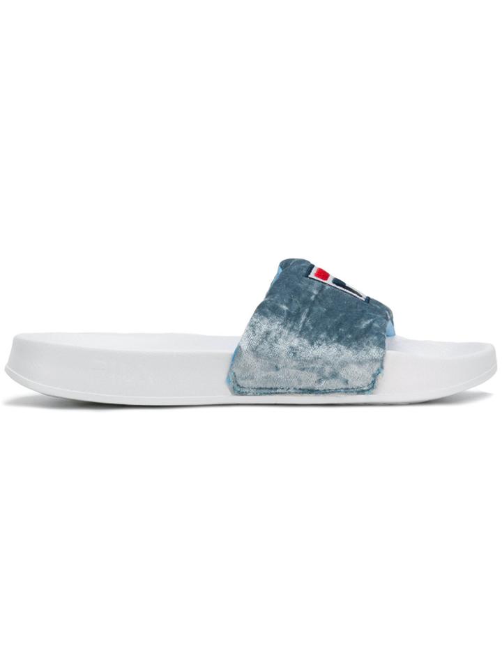 Fila Palm Beach Slides - White