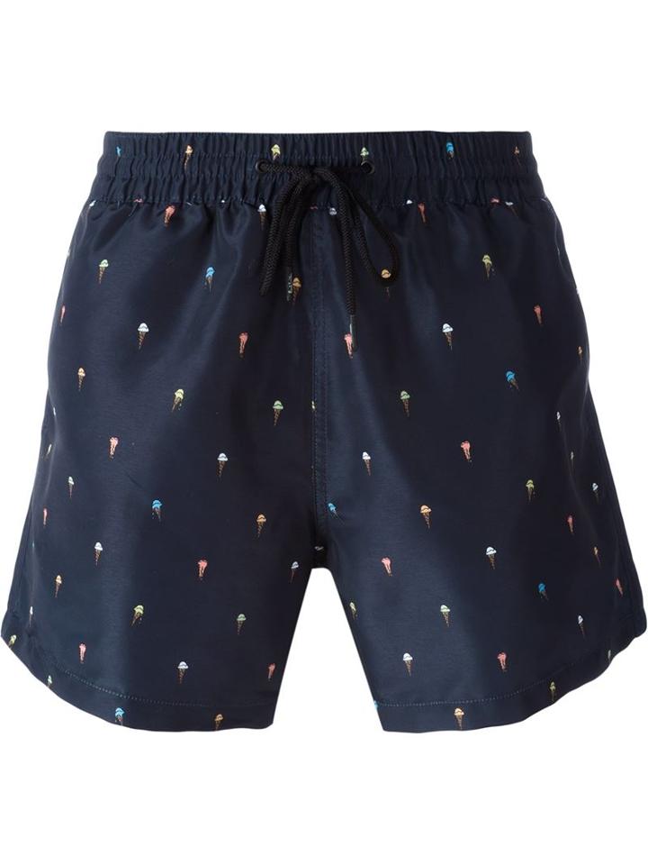 Paul Smith Ice Cream Print Swim Shorts