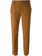 No21 Straight Trousers, Women's, Size: 38, Brown, Virgin Wool