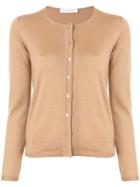 Cruciani Long-sleeve Fitted Cardigan - Brown