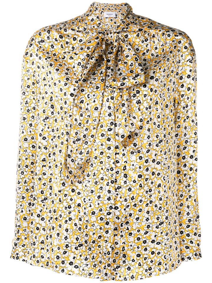 Dondup All-over Print Shirt - Yellow & Orange