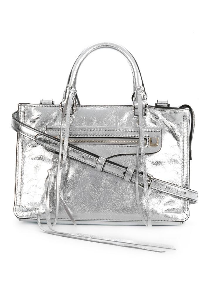 Rebecca Minkoff Micro Regan Satchel - Metallic