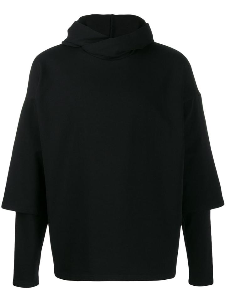 Alchemy Layered Hoodie - Black