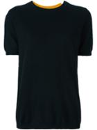 Twin-set Knitted T-shirt, Women's, Size: Medium, Black, Polyester/cashmere