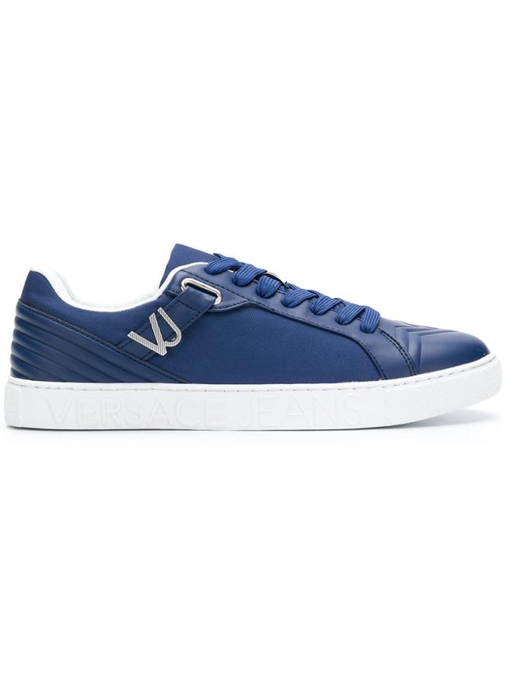 Versace Jeans Logo Plaque Low-top Sneakers - Blue