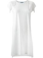 Guild Prime Fringe Detail T-shirt Dress, Women's, Size: 34, White, Polyester/polyurethane/rayon