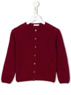 Knot Pointelle Cardigan, Girl's, Size: 10 Yrs, Red