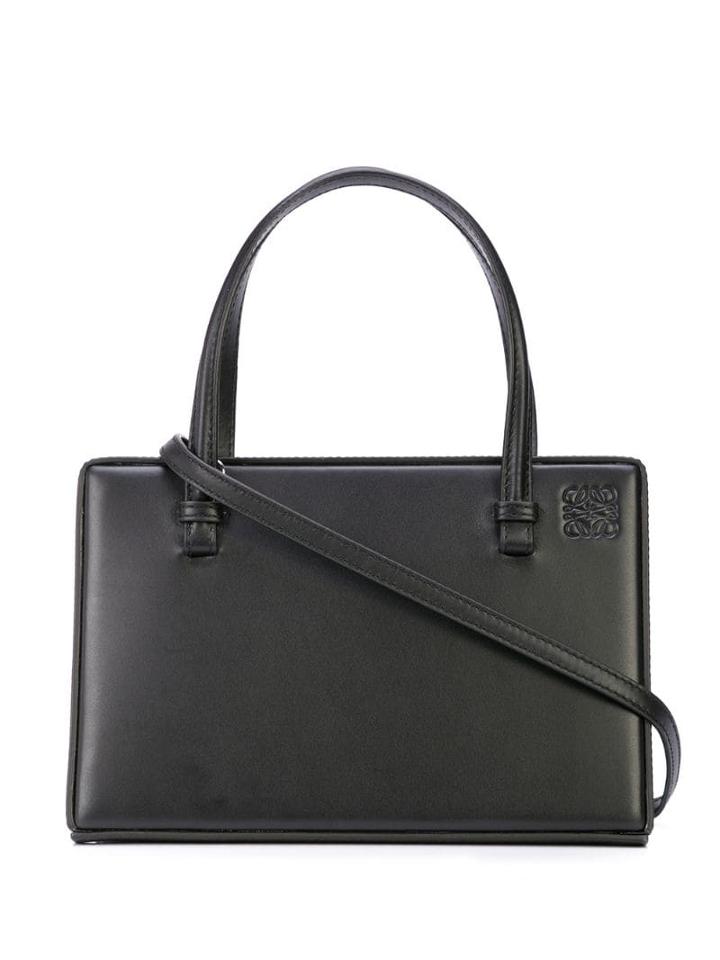 Loewe Small Postal Box Tote Bag - Black