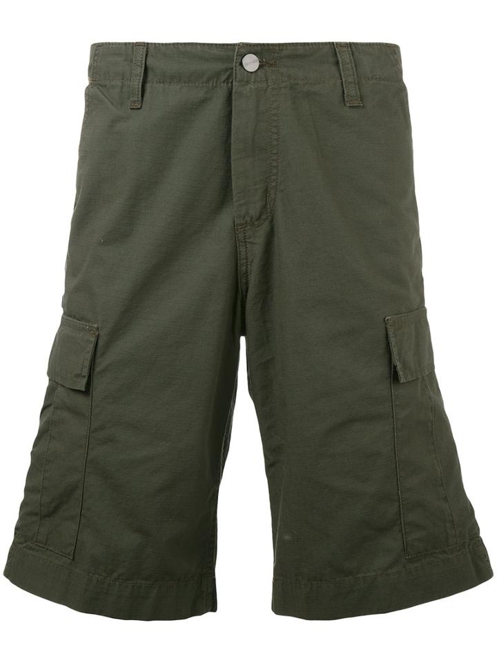 Carhartt - Casual Shorts - Men - Cotton/polyester - 32, Green, Cotton/polyester