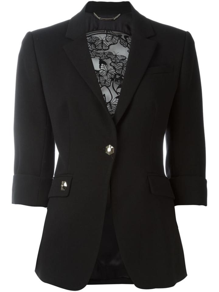 Philipp Plein 'the Revelator' Blazer, Women's, Size: Medium, Black, Viscose/spandex/elastane
