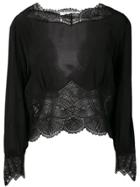 Iro Ivya Lace Blouse - Black
