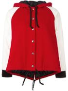 Comme Des Garçons Girl Bicolour Zipped Hoodie