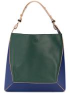 Marni Colourblock Tote - Green