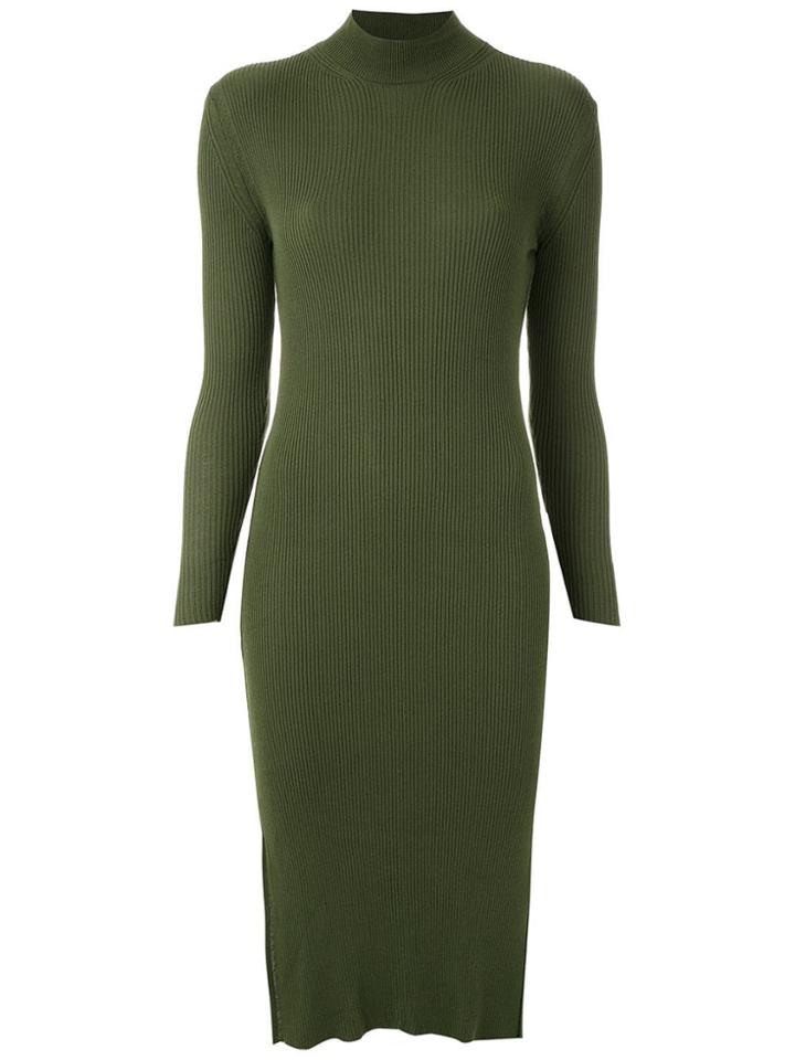 Mara Mac High Neck Dress - Green