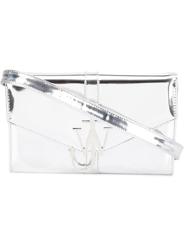 J.w.anderson Logo Plaque Shoulder Bag, Women's, Grey