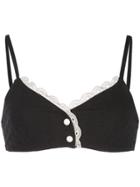 Morgan Lane Estelle Bikini Top - Black