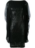 Norine Dress - Women - Polyester/spandex/elastane/cupro - 44, Black, Polyester/spandex/elastane/cupro, Talbot Runhof