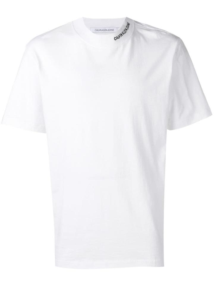 Calvin Klein Jeans Logo Print Short-sleeve T-shirt - White