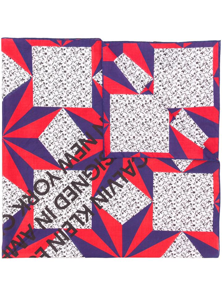 Calvin Klein 205w39nyc Printed Scarf - Multicolour