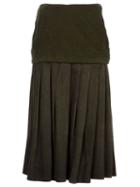 Versace Vintage Maxi Skirt, Women's, Size: M, Green