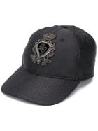 Dolce & Gabbana Patch Detail Baseball Cap - Black