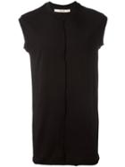 Damir Doma Seam Trim Sleeveless T-shirt, Men's, Size: Medium, Black, Cotton/polyester