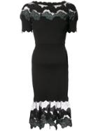 Yigal Azrouel Shell Lace Dress - Black