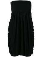 Moschino Pre-owned Strapless Balloon Dress - Black