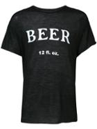 The Elder Statesman Beer Jumper, Adult Unisex, Size: Medium, Black, Silk/cashmere