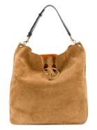 J.w.anderson Large Pierce Tote Bag, Women's, Brown, Leather/suede/metal (other)