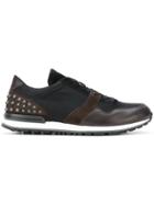 Tod's Lace-up Studded Sneakers - Black