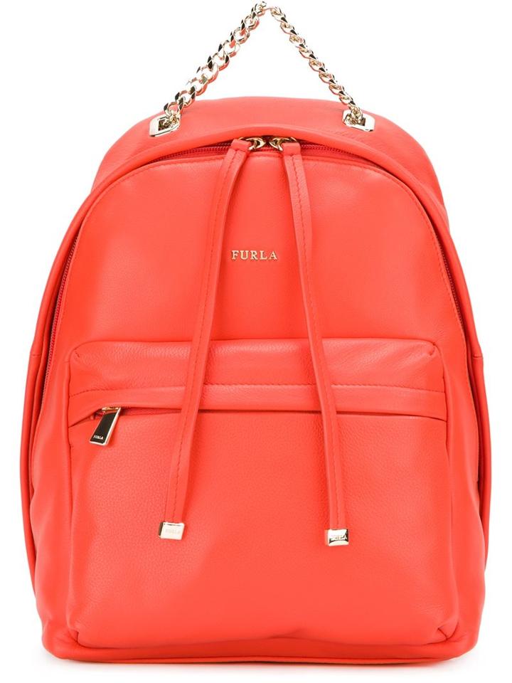 Furla Medium Chain Detail Backpack