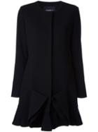 Goen.j Round Neck Dress, Women's, Size: Medium, Black, Polyurethane/wool/bemberg