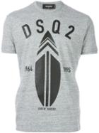 Dsquared2 Slim Fit T-shirt, Men's, Size: Xxl, Grey, Cotton