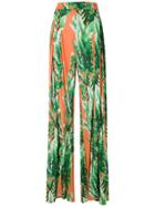 Amir Slama Printed Wide Leg Trousers - Multicolour