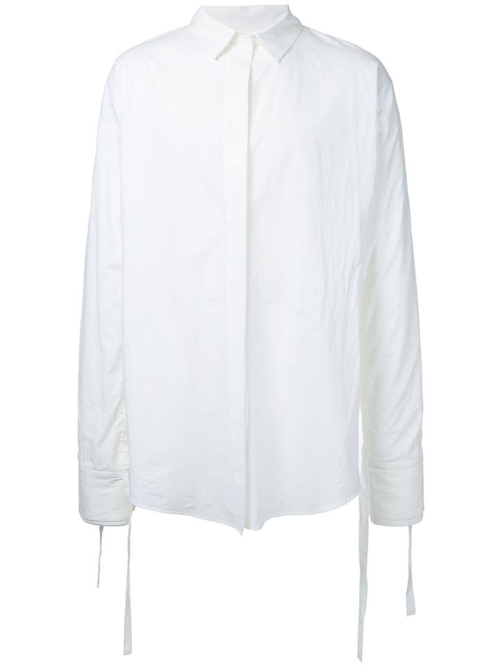 Strateas Carlucci - Veil Macro Shirt - Men - Cotton - Xs, White, Cotton