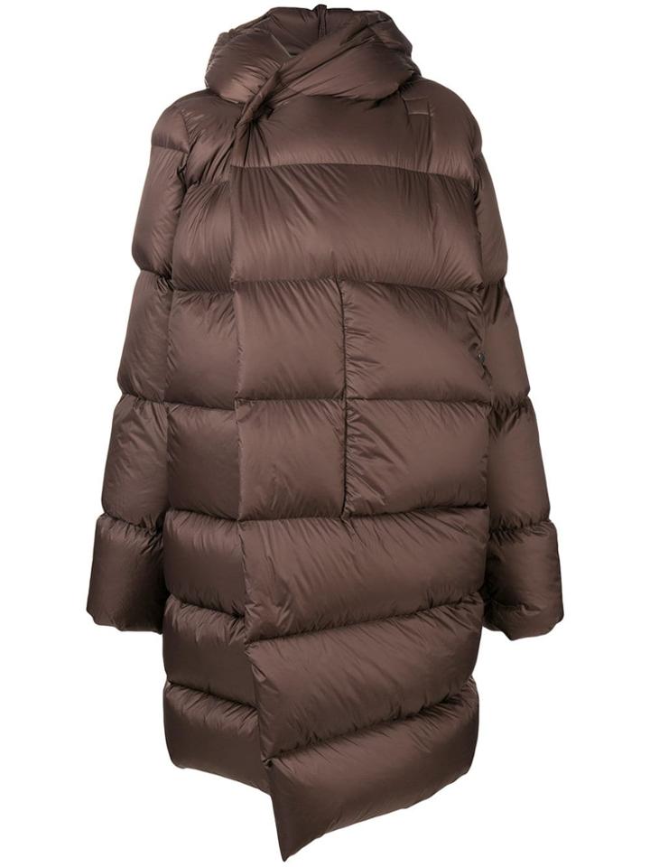 Rick Owens Oversized Puffer Jacket - Brown