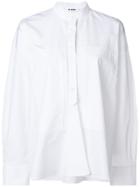 Jil Sander Mandarin Neck Shirt - White