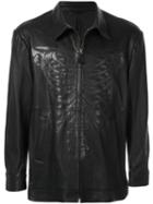 Doublet Skeleton Print Jacket - Black