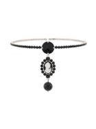 Miu Miu Stone Embellished Choker - Silver