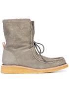Hender Scheme Shaggy Boots - Grey
