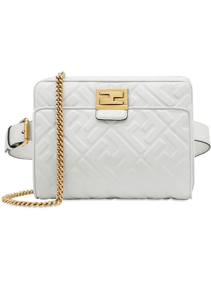 Fendi Upside Down Belt Bag - White
